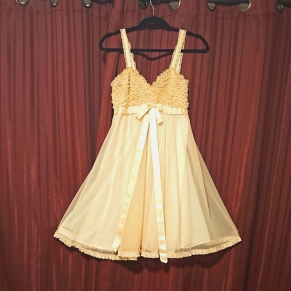 Vintage Fluffy, Silly Vanity Fair nightie chemise... another one...but SPECIAL